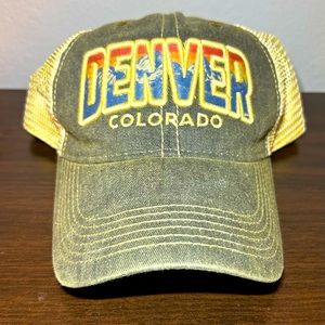 Men’s trucker cap hat Denver Colorado